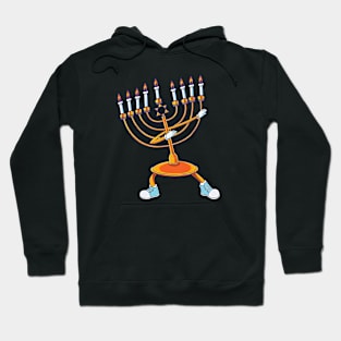 Dabbingorah Happy Hanukkah Dancing Chanukah Hoodie